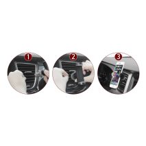 ΒΑΣΗ SMARTPHONE ΑΕΡΑΓΩΓΟΥ ΜΑΥΡΗ XENOMIX SWAN (1 ΤΕΜ.) Auto Moto Tyres 