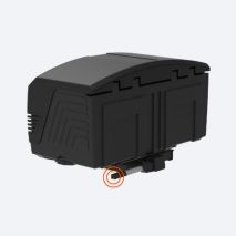 ΜΠΑΓΚΑΖΙΕΡΑ ΚΟΤΣΑΔΟΡΟΥ 400 LT TOWBOX V3 URBAN BLACK (ΜΑΥΡΟ) ΜΕ LED ΦΑΝΑΡΙΑ Auto Moto Tyres 