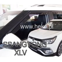 ΑΝΕΜΟΘΡΑΥΣΤΕΣ ΓΙΑ SSANGYONG TIVOLI/XLV 5D 2015+ ΣΕΤ ΑΥΤΟΚΙΝΗΤΟΥ ΑΠΟ ΕΥΚΑΜΠΤΟ ΦΙΜΕ ΠΛΑΣΤΙΚΟ HEKO - 4 ΤΕΜ. Auto Moto Tyres 
