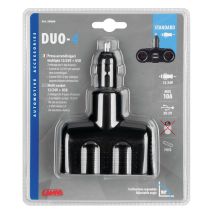 ΑΝΤΑΠΤΟΡΑΣ ΑΝΑΠΤΗΡΑ 2 ΦΙΣ ΑΝΑΠΤΗΡΑ+2 USB 12/24V DUO-4 Auto Moto Tyres 