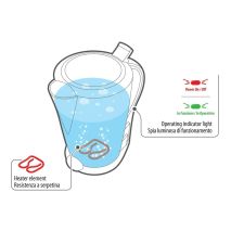 ΒΡΑΣΤΗΡΑΣ ΝΕΡΟΥ 24V /250W /85CM ΚΑΛΩΔΙΟ/ 1,3LT EARL-GREY  ΜΑΥΡΟ ΧΡΩΜΑ Auto Moto Tyres 