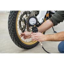 ΜΕΤΡΗΤΗΣ ΠΙΕΣΗΣ ΕΛΑΣΤΙΚΩΝ ΜΕ ΜΑΝΟΜΕΤΡΟ ΑΝΑΛΟΓΙΚΟΣ ΜΕ ΥΠΟΔΟΧΗ ΓΙΑ ΑΕΡΟΣΥΜΠΙΕΣΤΗ (max 12 BAR/170 PSI) LAMPA -  1 Τεμ. Auto Moto Tyres 