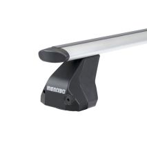 ΜΠΑΡΕΣ ΟΡΟΦΗΣ ΑΛΟΥΜΙΝΙΟΥ OMEGA PLUS MEDIUM 112 cm ΜΕ ΚΑΠΑΚΙΑ ΣΕ ΑΣΗΜΙ ΧΡΩΜΑ ΓΙΑ ΑΠΛΗ ΟΡΟΦΗ MENABO - 2 ΤΕΜ. Auto Moto Tyres 