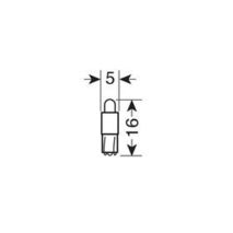 T3 12V W2Χ4,6d 1 LED COCKPIT ΛΕΥΚΟ (ΚΑΡΦΩΤΟ ΑΚΑΛΥΚΟ ΓΙΑ ΟΡΓΑΝΑ ΤΑΜΠΛΟ) BLISTER - 5 ΤΕΜ. Auto Moto Tyres 