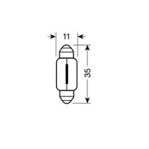 ΛΑΜΠΑ ΣΩΛΗΝΩΤΗ C5W/12V SV8,5x8 11X35mm Auto Moto Tyres 