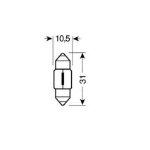 ΛΑΜΠΑ ΣΩΛΗΝΩΤΗ 10W/12V SV8,5x8 11X31mm Auto Moto Tyres 