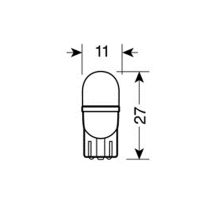 Τ10 ΨΕΙΡΑ ΜΠΛΕ ΦΩΣ W2.1x9.5d  ΚΑΡΦΙ Auto Moto Tyres 