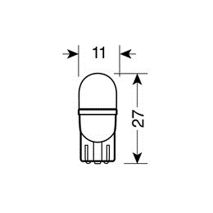 Τ10 ΨΕΙΡΑ ΛΕΥΚΟ ΦΩΣ W2.1x9.5d  ΚΑΡΦΙ Auto Moto Tyres 