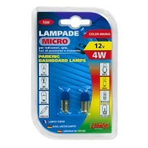 ΛΑΜΠΑΚΙΑ ΜΙΝΙΟΝ 12V T4W BA9s ΜΠΛΕ Auto Moto Tyres 