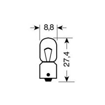 ΛΑΜΠΑΚΙΑ ΜΙΝΙΟΝ 12V T4W BA9s ΚΟΚΚΙΝΑ Auto Moto Tyres 