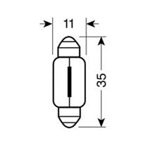 ΛΑΜΠΑΚΙΑ ΠΡΑΣΙΝΑ ΣΩΛΗΝΩΤΑ 12V/10W 35mm Auto Moto Tyres 