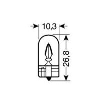 ΛΑΜΠΑΚΙΑ 12V/WB5W 5W W2.1x9.5d ΠΡΑΣΙΝΑ Auto Moto Tyres 