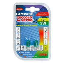 ΛΑΜΠΑΚΙΑ 12V/WB5W 5W W2.1x9.5d ΠΡΑΣΙΝΑ Auto Moto Tyres 