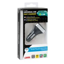 Universal Usb φορτιστής fast charger με 4 θύρες, 4800mAh, 12 / 24V Auto Moto Tyres 