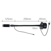 ΒΑΣΗ SMARTPHONE ΠΟΤΗΡΟΘΗΚΗΣ + ΠΡΟΣΚΕΦΑΛΛΟΥ ΜΕ ΚΑΛΩΔΙΟ ΦΟΡΤΙΣΗΣ USB ΜΑΥΡΗ XENOMIX LSTICK Auto Moto Tyres 