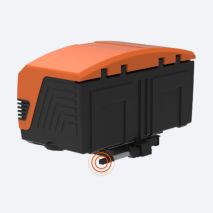ΜΠΑΓΚΑΖΙΕΡΑ ΚΟΤΣΑΔΟΡΟΥ 400 LT TOWBOX V3 SPORT ORANGE (ΠΟΡΤΟΚΑΛΙ) ΜΕ LED ΦΑΝΑΡΙΑ Auto Moto Tyres 