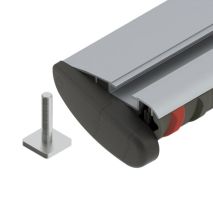 ΜΠΑΡΕΣ ΟΡΟΦΗΣ ΑΝΟΔΙΩΜΕΝΟΥ ΑΛΟΥΜΙΝΙΟΥ SILENZIO (L) 128 cm NORDRIVE - 2 ΤΕΜ. Auto Moto Tyres 