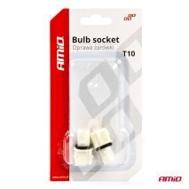 ΦΙΣΑ/ΠΡΙΖΑ 12/24V 2 ΕΠΑΦΩΝ ΓΙΑ ΛΑΜΠΕΣ T10 /W5W/ W3W /W16W ΧΩΡΙΣ ΚΑΛΩΔΙΟ AMIO - 2 ΤΕΜ. Auto Moto Tyres 