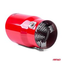 ΑΚΡΟ (ΜΠΟΥΚΑ) ΕΞΑΤΜΙΣΗΣ MT-017R ΚΟΚΚΙΝΟ ΧΡΩΜΑ Φ43-62 130x76mm ΑΜΙΟ - 1 ΤΕΜ. Auto Moto Tyres 