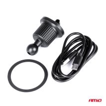 ΒΑΣΗ ΣΤΗΡΙΞΗΣ ΚΙΝΗΤΟΥ ΓΙΑ ΑΕΡΑΓΩΓΟ ΜΑΓΝΗΤΙΚΗ ΜΕ ΑΣΥΡΜΑΤΗ ΦΟΡΤΙΣΗ QUICK CHARGE 2A MAX15W MY MAG AMIO - 1 Τεμ. Auto Moto Tyres 