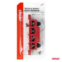 ΜΠΑΡΑ ΚΑΛΩΔΙΩΝ / ΤΕΡΜΑΤΙΚΟ 4 ΘΕΣΕΩΝ max 48V  AMIO - 1 Τεμ. Auto Moto Tyres 