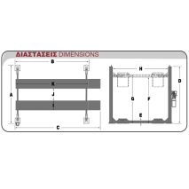 ΑΝΥΨΩΤΙΚΟ ΤΕΤΡΑΚΟΛΩΝΟ  BendPak Auto Moto Tyres 