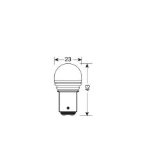 P21/5W 10-30V BAY15d 80/400lm ΔΙΠΟΛΙΚΟ ΛΕΥΚΟ ΔΙΑΘΛΑΣΗΣ MEGA-LED 9 BLISTER 1ΤΕΜ. Auto Moto Tyres 