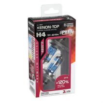 H4 12V 60/55W P43t XENON TOP 4.800K +120% φως  2τεμ. Auto Moto Tyres 