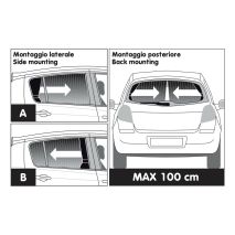 ΚΟΥΡΤΙΝΑΚΙΑ ΠΛΑΙΝΑ LIMOUSINE (S) 32/37x60cm 2ΤΕΜ. Auto Moto Tyres 