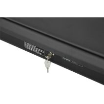 ΜΠΑΓΚΑΖΙΕΡΑ ΟΡΟΦΗΣ NORDRIVE BOX 530 LT ΜΑΥΡΟ ΧΡΩΜΑ ΜΕ ΑΝΑΓΛΥΦΗ ΥΦΗ - 1 ΤΕΜ. Auto Moto Tyres 