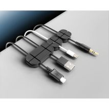 ΣΕΤ ΚΛΙΠ ΣΙΛΙΚΟΝΗΣ ΑΥΤΟΚΟΛΛΗΤΑ ΓΙΑ ΚΑΛΩΔΙΑ (2 ΜΟΝΑ ΚΑΙ 1 ΔΙΠΛΟ) - 3 ΤΕΜ. Auto Moto Tyres 