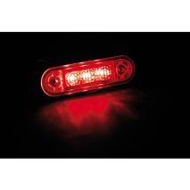 ΦΩΣ ΟΓΚΟΥ ΦΟΡΤΗΓΟΥ 24V 3LED 80x22mm ΚΟΚΚΙΝΟ 1ΤΕΜ Auto Moto Tyres 