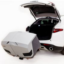 ΜΠΑΓΚΑΖΙΕΡΑ ΚΟΤΣΑΔΟΡΟΥ 400 LT TOWBOX V3 CLASSIC GREY (ΓΚΡΙ) ΜΕ LED ΦΑΝΑΡΙΑ Auto Moto Tyres 