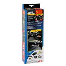 ΘΗΚΕΣ-ΤΣΕΠΕΣ ΚΑΘΙΣΜΑΤΩΝ GAP-FILLER PREMIUM ΔΕΡΜΑΤΙΝΗ 11x37cm - 2ΤΕΜ. Auto Moto Tyres 
