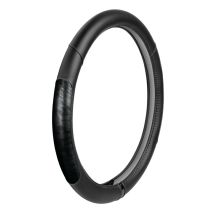 ΚΑΛΥΜΜΑ ΤΙΜΟΝΙΟΥ ΦΟΡΤΗΓΟΥ PEARL BLACK ΔΕΡΜΑΤΙΝΗ ΜΑΥΡΟ (S) 42-44cm ΟΙΚΟΛΟΓΙΚΟ ΚΑΙ ΑΟΣΜΟ Auto Moto Tyres 