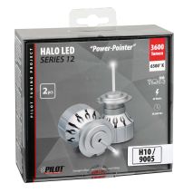 H10/HB3 9005 9>32V 6.500K 3.600lm 40W PX26d HALO LED SERIES 12 POWER-POINTER LED KIT 2ΤΕΜ. Auto Moto Tyres 