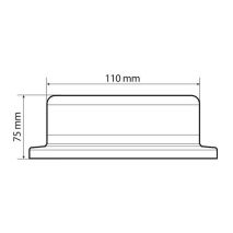 ΦΑΡΟΣ ΠΕΡΙΣΤΡΕΦΟΜΕΝΟΣ ΜΕ ΙΣΙΑ ΒΑΣΗ 8LED RL-14 9-32V 3 ΛΕΙΤΟΥΡΓΙΩΝ ΒΙΔΩΤΟΣ ΠΟΡΤΟΚΑΛΙ 110x75mm Auto Moto Tyres 