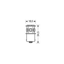 P21W BA15s 24/28V 8SMDx1CHIP LED 120lm ΛΕΥΚΟ ΚΟΥΤΙ LAMPA - 20 ΤΕΜ. Auto Moto Tyres 