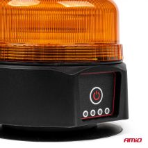 ΦΑΡΟΣ 12/24V ΠΟΡΤΟΚΑΛΙ 36xSMD LED ΜΑΓΝΗΤΙΚΟΣ ΕΠΑΝΑΦΟΡΤΙΖΟΜΕΝΟΣ ΑΣΥΡΜΑΤΟΣ R65 R10 IP66 123x110mm ΑΜΙΟ - 1 ΤΕΜ. Auto Moto Tyres 