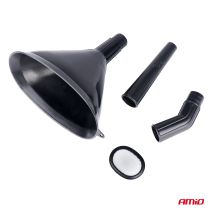 ΧΩΝΙ ΚΑΥΣΙΜΟΥ ΠΛΑΣΤΙΚΟ ΑΠΟΣΠΩΜΕΝΟ ΜΕ ΕΥΚΑΜΠΤΟ ΣΩΛΗΝΑ 430mm ΔΙΑΜΕΤΡΟΥ 140mm AMIO - 1 ΤΕΜ. Auto Moto Tyres 