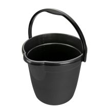 ΚΟΥΒΑΣ ΠΛΑΣΤΙΚΟΣ ΜΕ ΧΕΡΟΥΛΙ BUCKY 10L ΜΑΥΡΟΣ LAMPA - 1 ΤΕΜ. Auto Moto Tyres 