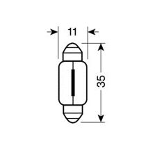 ΛΑΜΠΑΚΙΑ ΠΡΑΣΙΝΑ ΣΩΛΗΝΩΤΑ 12V/C5W 35mm Auto Moto Tyres 