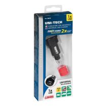 ΑΝΤΑΠΤΟΡΑΣ ΑΝΑΠΤΗΡΑ UNI-TECH 12/32V ΜΕ 1 USB 2400mA FAST CHARGER Auto Moto Tyres 