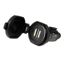 ΦΟΡΤΙΣΤΗΣ ΑΝΤΑΠΤΟΡΑΣ ΑΝΑΠΤΗΡΑ UNI-TECH 12/32V ΑΠΟ DIN ΣΕ 2 USB 2700mA FAST CHARGER ΑΔΙΑΒΡΟΧΟΣ Auto Moto Tyres 