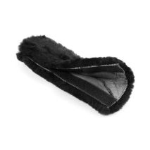 ΜΑΞΙΛΑΡΑΚΙ ΖΩΝΗΣ ΜΑΥΡΟ ΓΟΥΝΙΝΟ ΧΝΟΥΔΩΤΟ SHEEPSKIN (26x9 cm) - 1ΤΕΜ. Auto Moto Tyres 