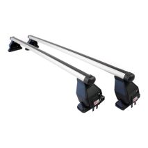 KIT ΜΕ ΜΠΑΡΕΣ ΟΡΟΦΗΣ ΓΙΑ BMW ΣΕΙΡΑ 3 E46 4D 1998-2007 ΑΛΟΥΜΙΝΙΟΥ TEMA MENABO (AL1-3360-FIX501FP)-2 ΤΕΜ. Auto Moto Tyres 