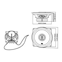 ΗΧΕΙΑ JBL STAGE1 51F 5 ΙΝΤΣΕΣ 130mm 2 ΔΡΟΜΩΝ / 30W RMS/ 150W peak 2ΤΕΜ. Auto Moto Tyres 