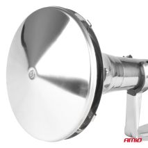 ΚΟΡΝΑ ΠΝΕΥΜΑΤΙΚΗ ΜΟΝΗ 12/24V 115dB LOW TONE ΜΗΚΟΣ:620mm ΧΡΩΜΙΟ ΑΜΙΟ - 1 ΤΕΜ. Auto Moto Tyres 