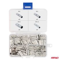 ΣΥΝΔΕΣΜΟΙ ΚΑΛΩΔΙΩΝ ΜΕΤΑΛΛΙΚΟΙ 3 ΜΕΓΕΘΗ (BN 1.25/BN 2/BN 5.5) AMIO - 160 τεμ. Auto Moto Tyres 