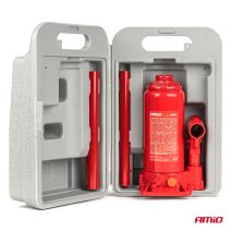 ΓΡΥΛΟΣ ΥΔΡΑΥΛΙΚΟΣ 5 ΤΟΝΩΝ (5.000kg) ΑΝΥΨΩΣΗ: 195-380mm ΜΕ ΒΑΛΙΤΣΑΚΙ AMIO - 1 τεμ. Auto Moto Tyres 